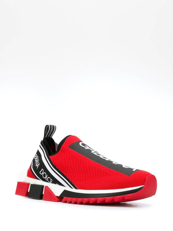 N370O Dolce Gabbana tenis con logo rojo INEEDTENIS