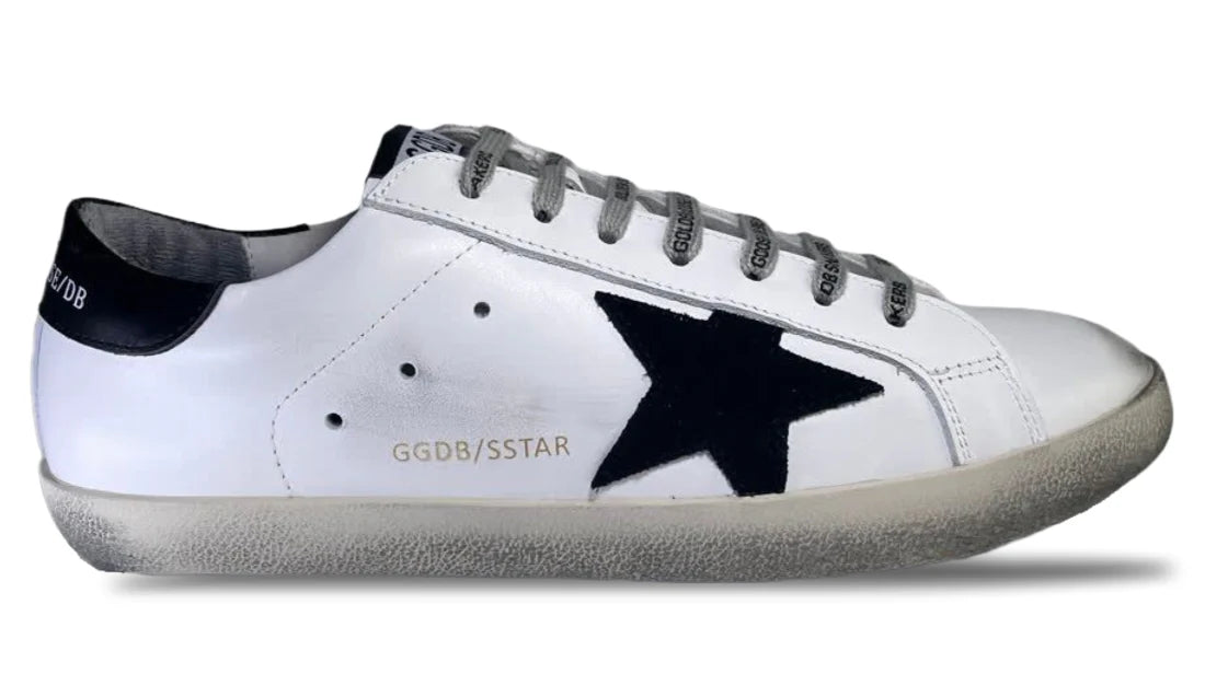Tenis Golden Goose Negro para hombre piel becerro INEEDTENIS