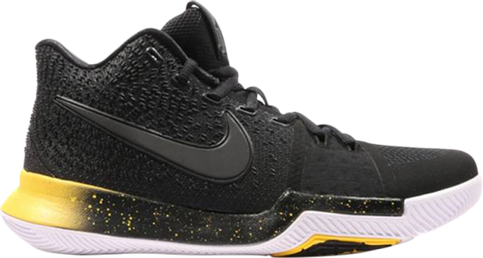 Nike Kyrie 3 Black Yellow tenis de baloncesto INEEDTENIS