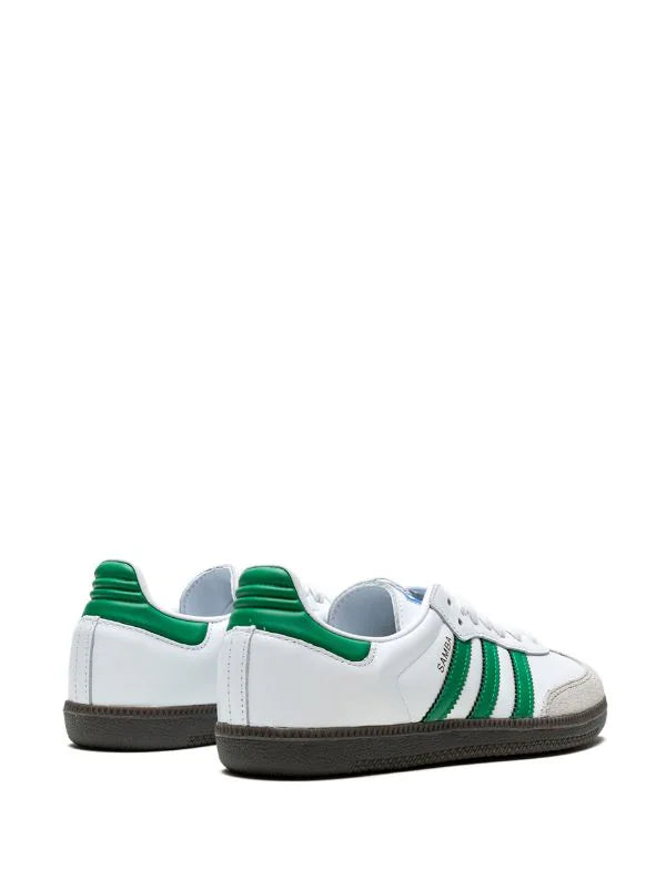 N373O Adidas Samba blanco verde– INEEDTENIS