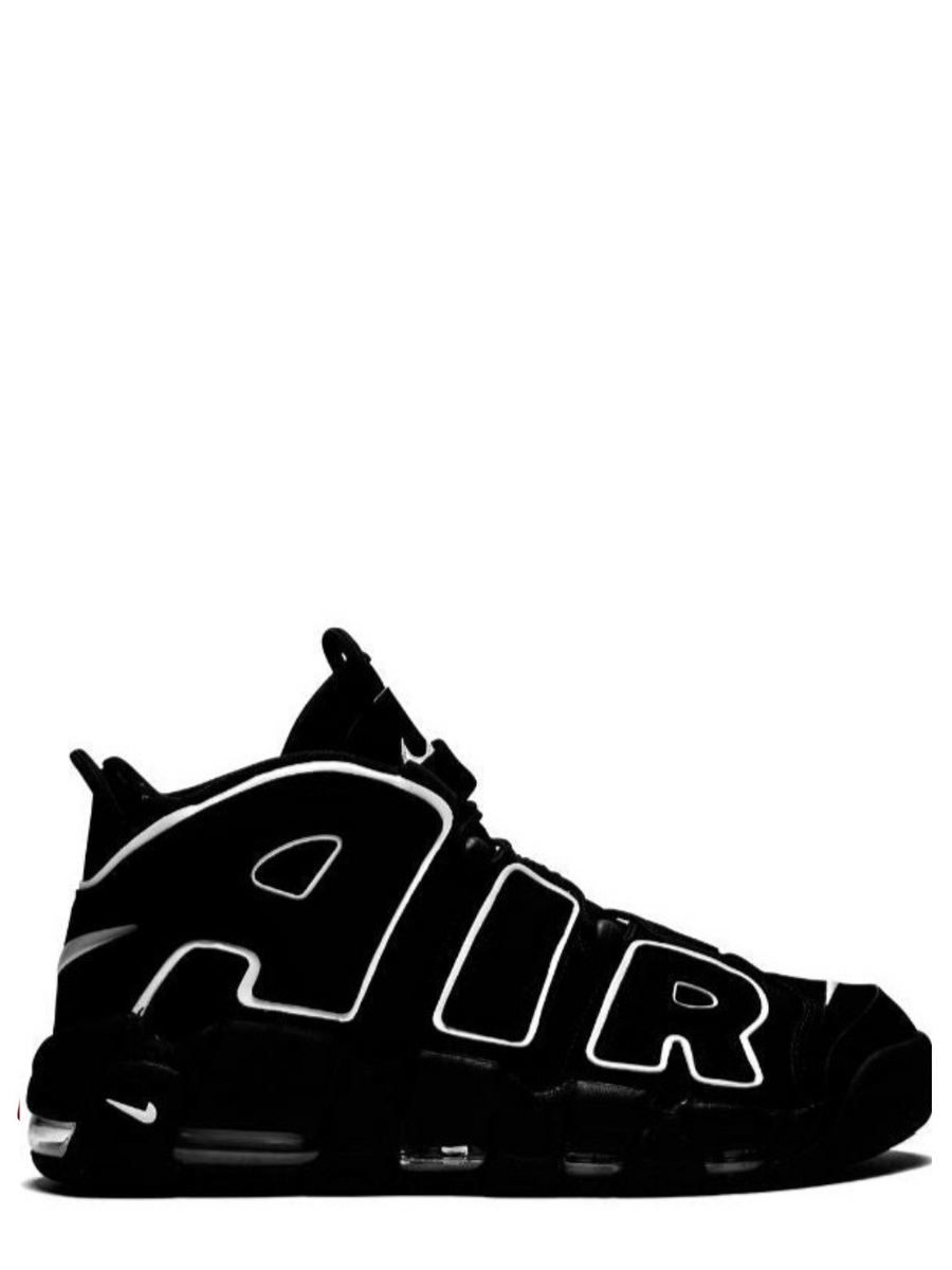 N372O Uptempo Negro Blanco Nike Air More Uptempo Black White 2016