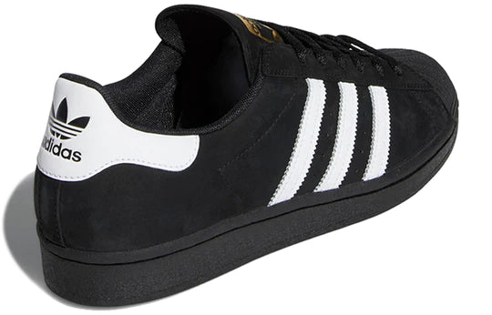 N372O adidas Superstar 'Core Black' GAMUZA NEGRO CONCHA– INEEDTENIS