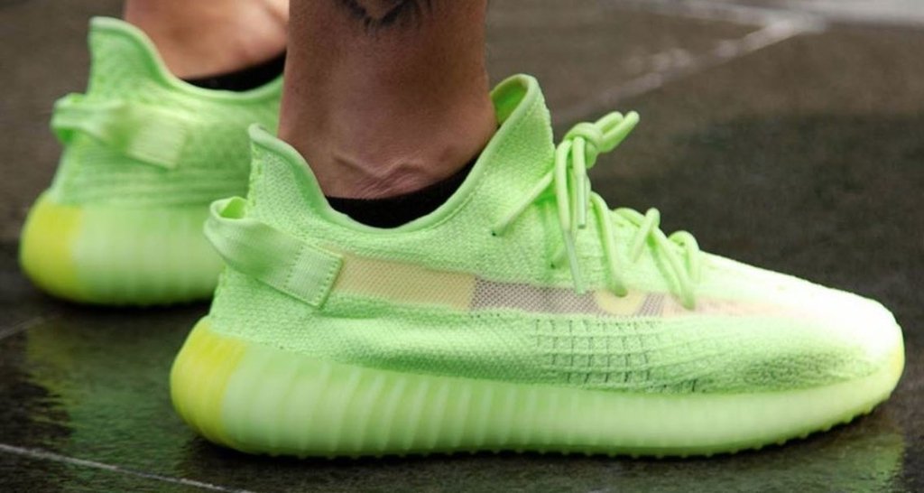 Neon Yeezys Neon Yeezy 350 V2 Verdes N370O Adidas YEEZY Tenis