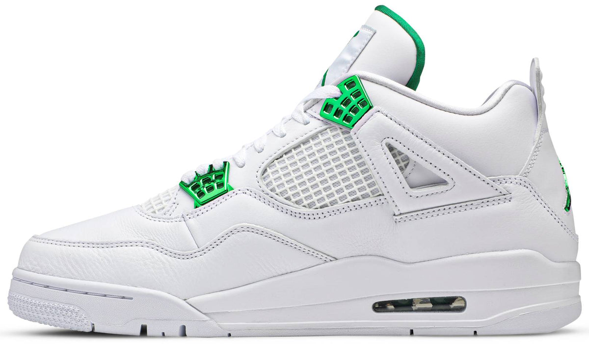 Jordan retro 4 blancas con verde Clearance