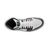 Jordan Nike Air 1 Mid - Zapatos para hombre blanco/verde brillante y negro
