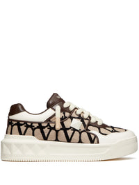 Valentino Garavani Tenis One Stud XL De Piel | Neutro |
