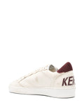 tenis Ball Star Golden Goose Beige Burgundy Vino