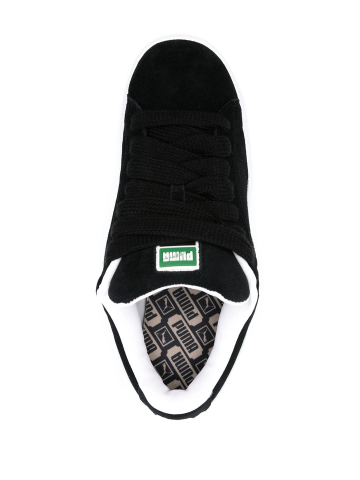 PUMA suade Xl tenis con logo estampado negro gamuza