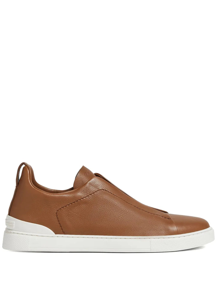 Zegna Tenis Triple Stitch | Marrón |