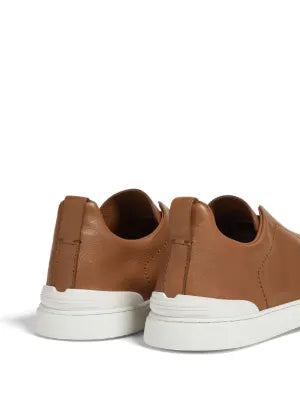 Zegna Tenis Triple Stitch | Marrón |