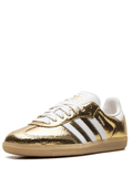 Adidas Samba OG Gold Metallic Cracked Leather Dorado - Calzado de mujer y hombre