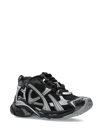 Balenciaga tenis Bajos Runner Negro Plata