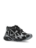 Balenciaga tenis Bajos Runner Negro Plata