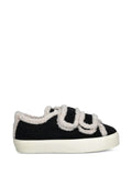 Chanel Shearling Strap Sneakers – Negro/Blanco