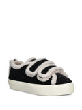 Chanel Shearling Strap Sneakers – Negro/Blanco