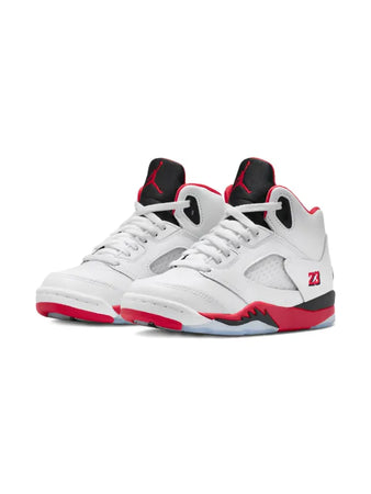 Jordan Tenis Air Jordan 5 Fire Red/Black | Blanco |