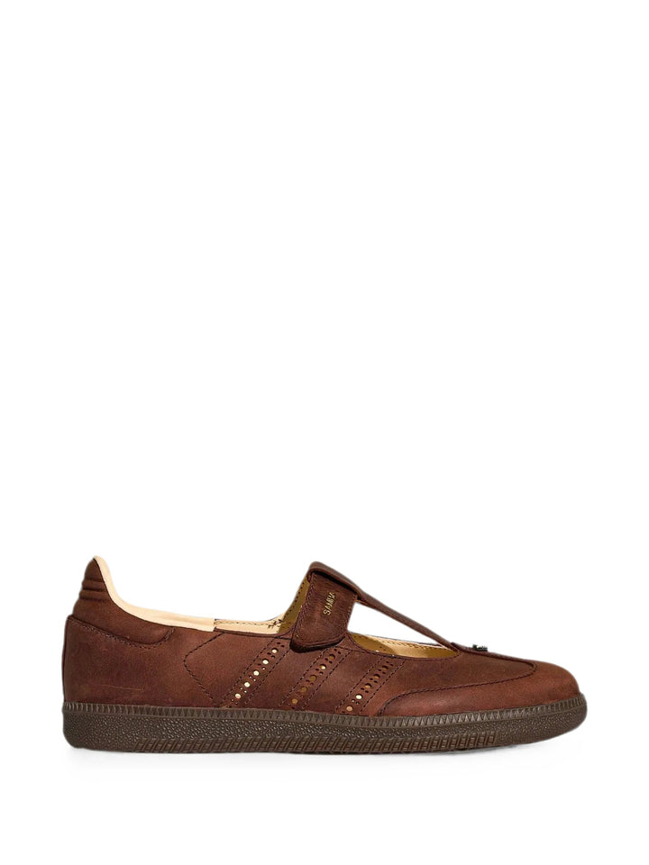 adidas Samba Jane Brown Crystal Sand piel cafe (para mujer)