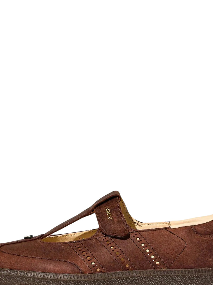 adidas Samba Jane Brown Crystal Sand piel cafe (para mujer)