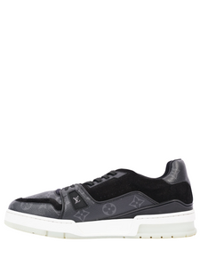 N372O LOUIS VUITTON MENS VIRIGL ABLOH SNEAKER BLACK / WHITE