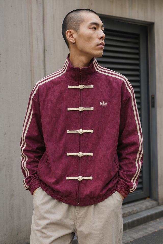 Adidas Chinese New Year color borgoña