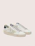 Golden goose Stardan estrella de ante gris hielo y talón azul oscuro
