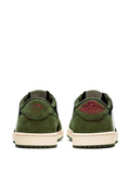 N375O Travis Scott x Air Jordan 1 Low OG Black Olive Verde Negro