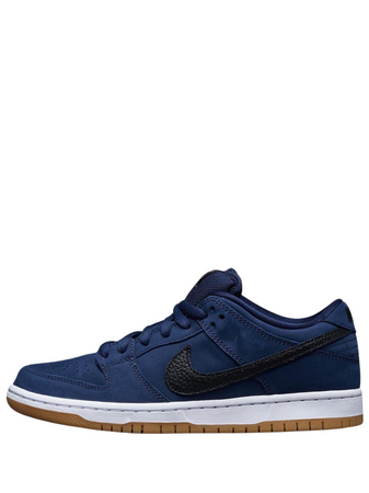 N372O NIKE SB DUNK LOW DARK NAVY BLUE BLACK GUM