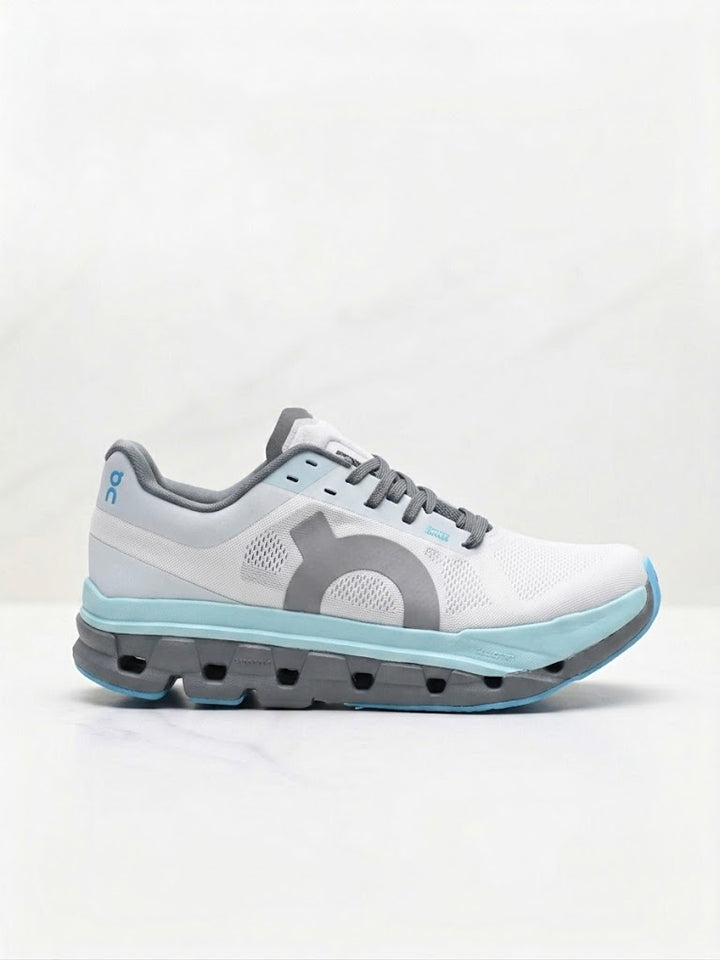 ON Cloudflow 4 - Tenis de correr para hombre Artic Stone