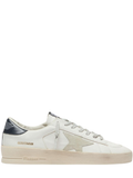 Golden goose Stardan estrella de ante gris hielo y talón azul oscuro