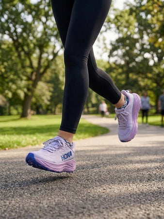 Hoka Skyward X en color Lila