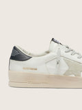 Golden goose Stardan estrella de ante gris hielo y talón azul oscuro