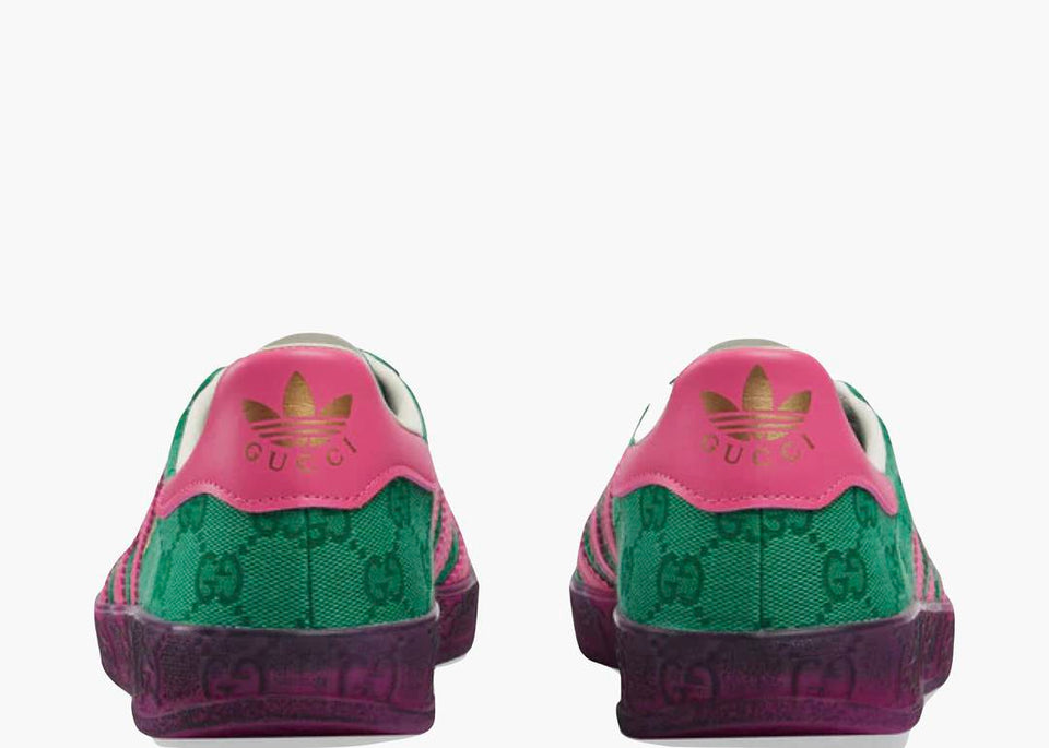 Adidas x Gucci Gazelle Green GG Monogram