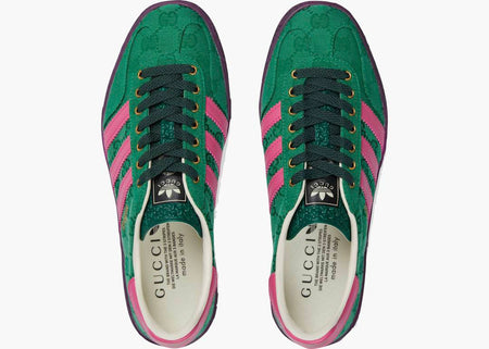 Adidas x Gucci Gazelle Green GG Monogram