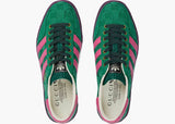 Adidas x Gucci Gazelle Green GG Monogram