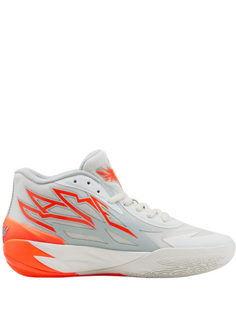 N373O PUMA MB.02 Gorangé Basketballschuhe Gris Naranja