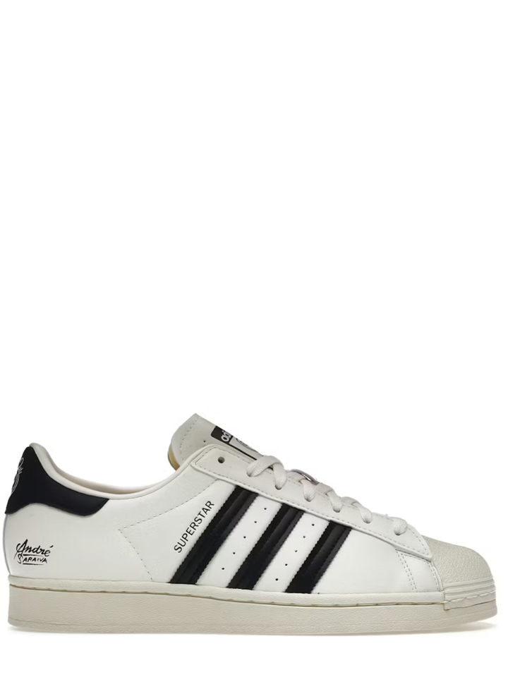adidas Superstar Andre Saraiva Blanco Tiza Negro - Calzado de mujer y hombre
