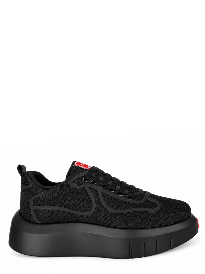 Prada Prax 01 Total Black Platform