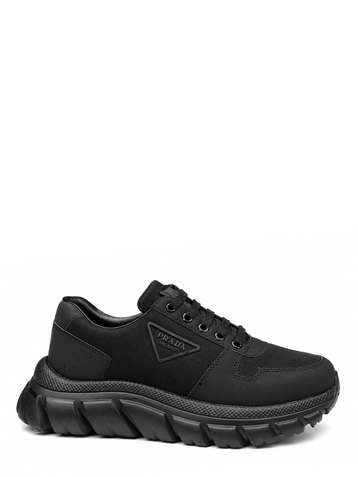 Prada Monolith Sneakers – Total Black