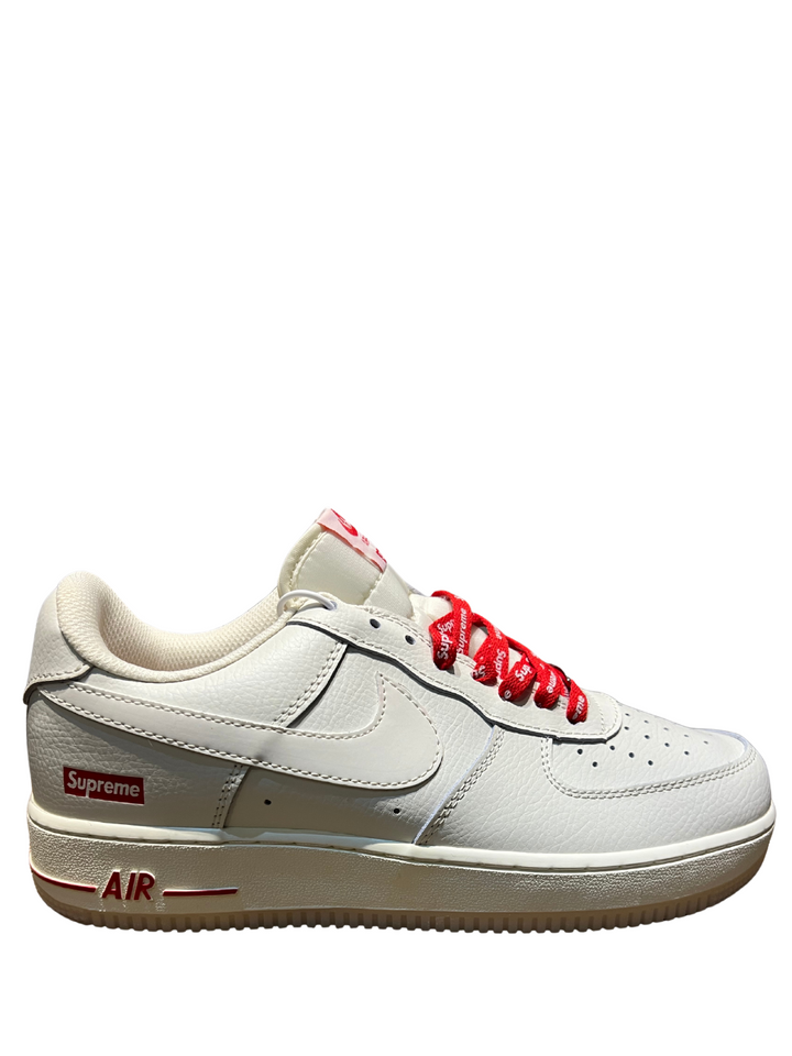 N372O Nike tenis Air Force 1 Supreme Beige INEEDTENIS