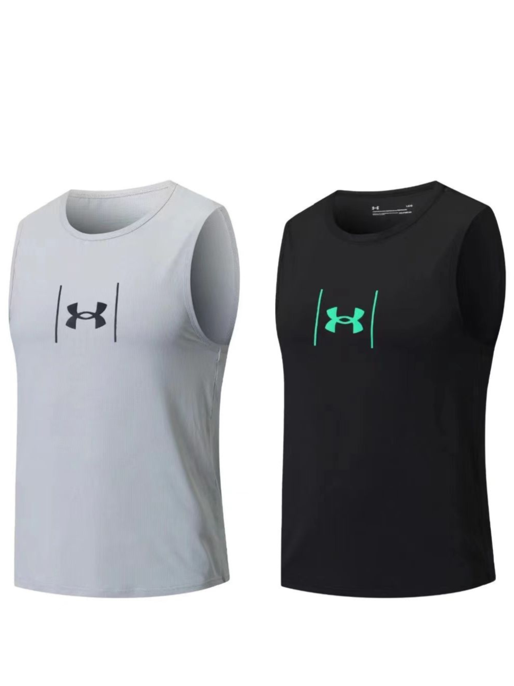 N372O playera under armour sin mangas para ejercicio