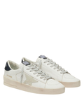 Golden goose Stardan estrella de ante gris hielo y talón azul oscuro