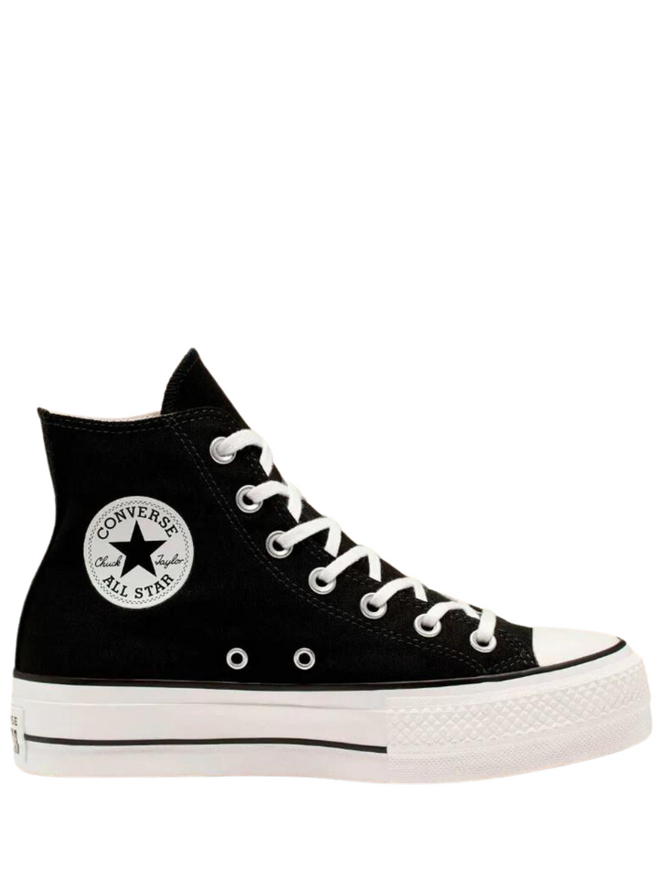 N373O CONVERSE 560845C LONA NEGRO DOBLE PLATAFORMA Chuck Taylor en Plataforma de Lona