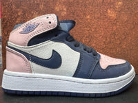 Jordan blanco, marino, rosa, retro 1 Kids
