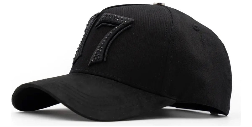 Gorra El Barbas Hats Drop 77 Limitada 100% Negro Unitalla