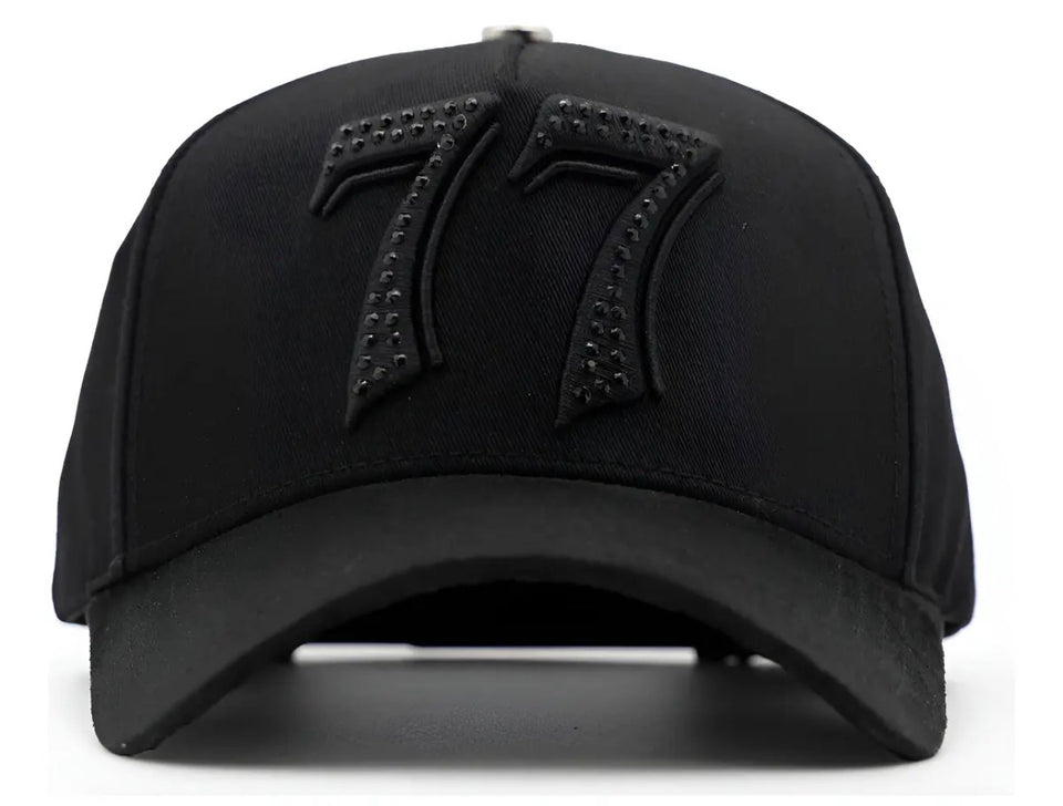 Gorra El Barbas Hats Drop 77 Limitada 100% Negro Unitalla