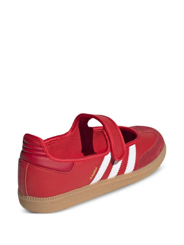 Adidas tenis Samba Mary Jane color rojo blanco