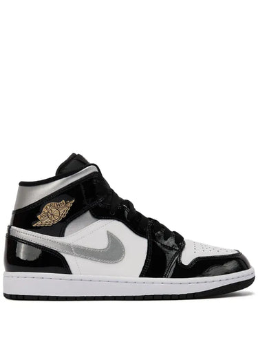 Jordan tenis Jordan 1 Mid SE negro plata