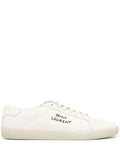 Saint Laurent Court Classic SL/06 Embroidered Canvas Sneakers
