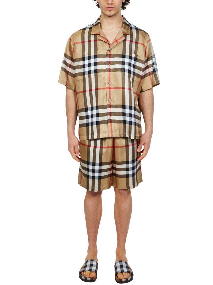 N374O Conjunto de hombre Burberry short camisa