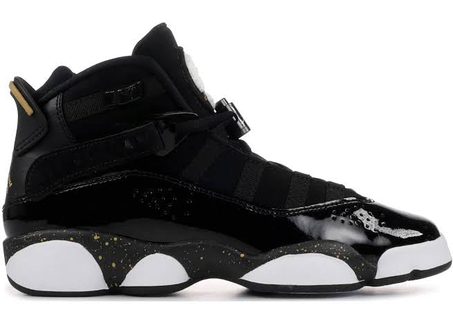 Jordan 6 Rings Black Metallic Gold White– INEEDTENIS